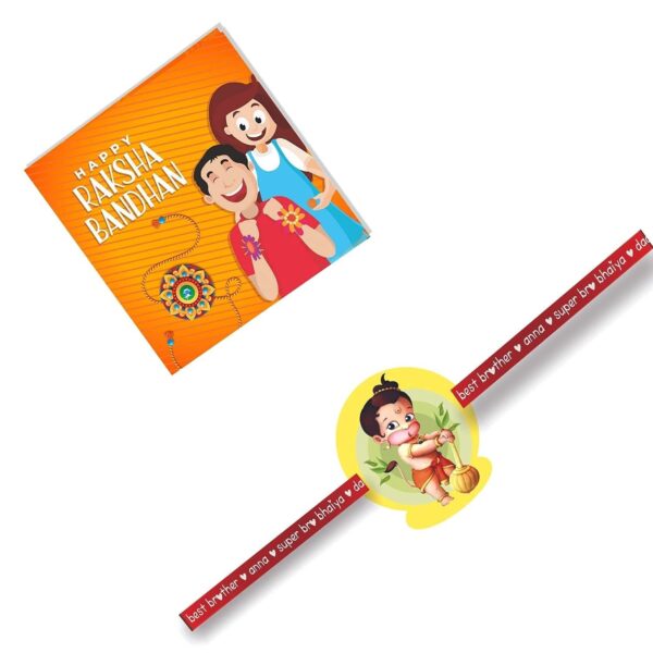 TheYaYaCafe Rakhi Gifts Combo for Brother Cadbury Oreo Dipped Chocolate Cookie (50 g) with Baby Boy Kid Rakhi