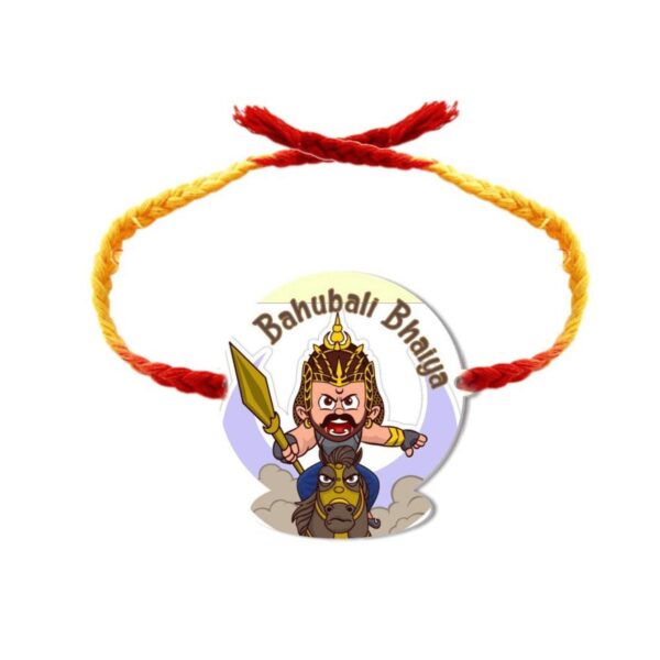 YaYa Cafe Rakhi Gifts Combo for Brother Cadbury Celebrations Assorted Chocolate Gift Pack with Bahubali Bhaiya Printed Rakhi -