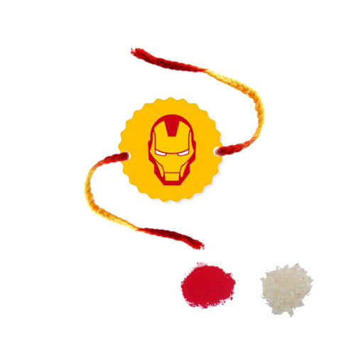 Iron Man Superhero Kids Rakhi For Little Brothers