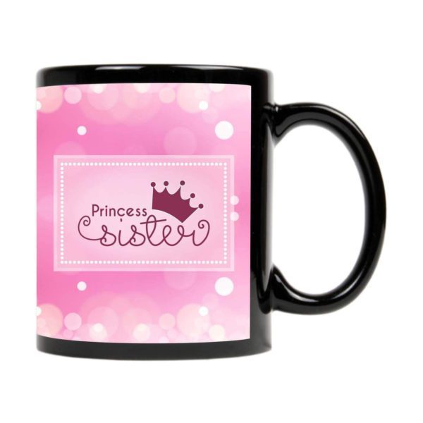 Yaya Cafe� Rakhi Sweets Gift Combo for Sister, Princess Sister Mug, Rasgulla, Coaster Gift Combo of 3 Birthday