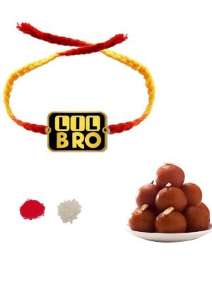 Lil Bro Kids Rakhi with Gulab Jamun  Gift Combo of - 2