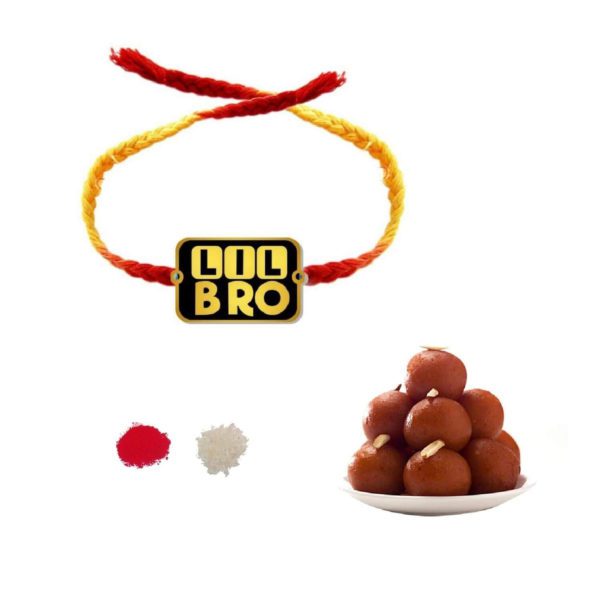 Lil Bro Kids Rakhi with Gulab Jamun  Gift Combo of - 2