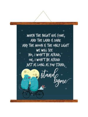 Stand by Me Valentine Scroll