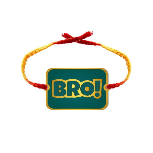 Yaya Cafe Rakhi Sweets Gift Combo for Brother Bro Printed Rakhi, Badam Patisa- 1 Kg Raksha Bandhan