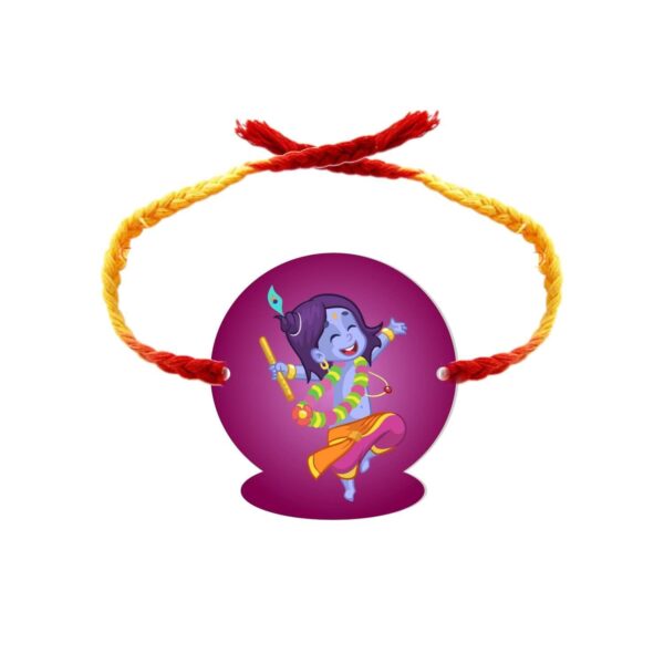 YaYa Cafe™ Rakhi Chocolates Gift Combo for Brother, Dancing Krishna Rakhi with 5 Pcs Dairy Milk Chocolate Gift Combo Birthday