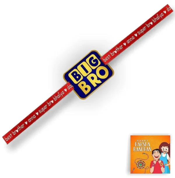 Big Bro & Lil Bro Kids Rakhi  Combo - Pack of 2 For Brothers