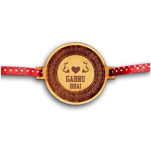 Yaya Cafe Rakhi Sweets Gift Combo for Bhaiya Bhabhi, Gabru Bhai and Dabang Bhabhi Rakhi Badam Patisa - 1 Kg Raksha Bandhan