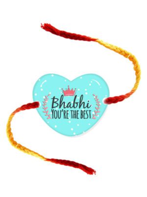 Bhabhi You are the  Best  Beads  Rakhi for Bhabhi