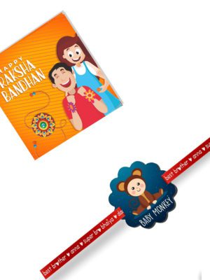 Baby Monkey Kids Rakhi for Brother