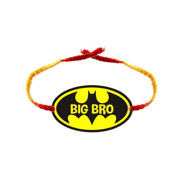 Yaya Cafe Rakhi Sweets Gift Combo for Brother Batman Big Bro Printed Rakhi, Rasgulla - 1 Kg Raksha Bandhan