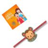 Monkey Cute Lil Bro   Kids Rakhi for Little Brother