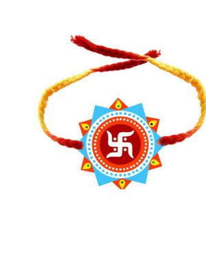 YaYa cafe Rakhi for Brother Boy Printed Rakhi Swastik Raksha Bandhan