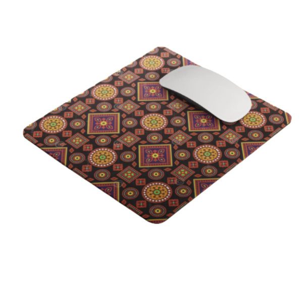 TheYaYaCafe Designer Scroll Pattern Printed Non Slip Rubber Base Gaming Gamer Mouse Pad (3mm) for Computer, Laptop, PC