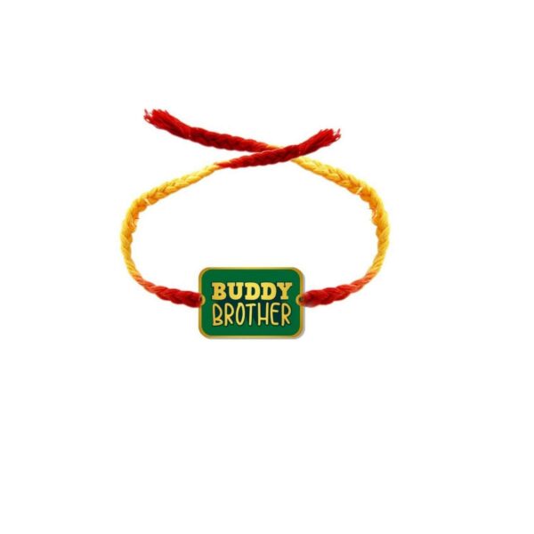 Yaya Cafe Printed Rakhi Sweets Gift Combo for Brothers, Buddy Brother Printed Rakhi, Rasgulla, Gift Combo Raksha Bandhan