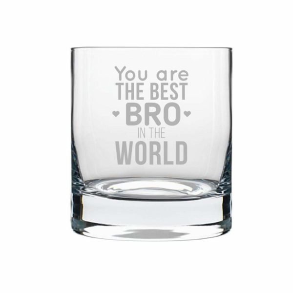 Yaya Cafe™ Birthday Rakhi Gifts for Brother, You are The Best Bro in The World Whiskey Glass Stelvio, Coaster Gift Combo of 4