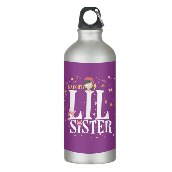TheYaYaCafe Rakhi Gifts for Sister Sipper Water Bottle (600 ml) Stainless Steel World's Best Big Sister Printed Birthday