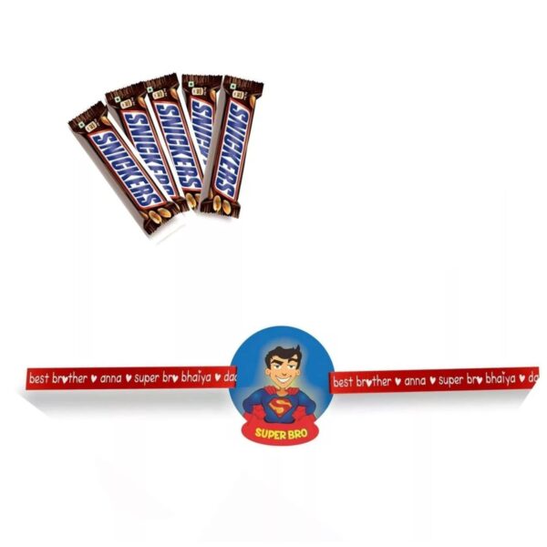 TheYaYaCafe Rakhi Gifts Combo for Brother Cadbury Oreo Dipped Chocolate Cookie (50 g) with Baby Boy Kid Rakhi