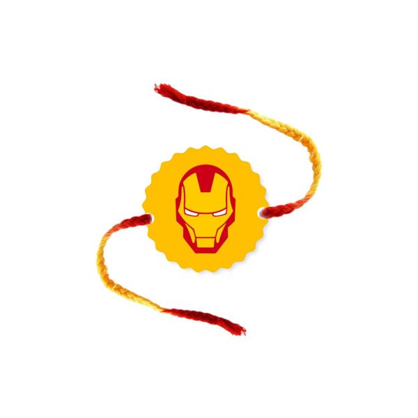 Iron Man Superhero Kids Rakhi For Little Brothers