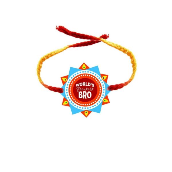 Lil Monster Bro & World Greatest Bro Kids Rakhi Combo Set of - 2