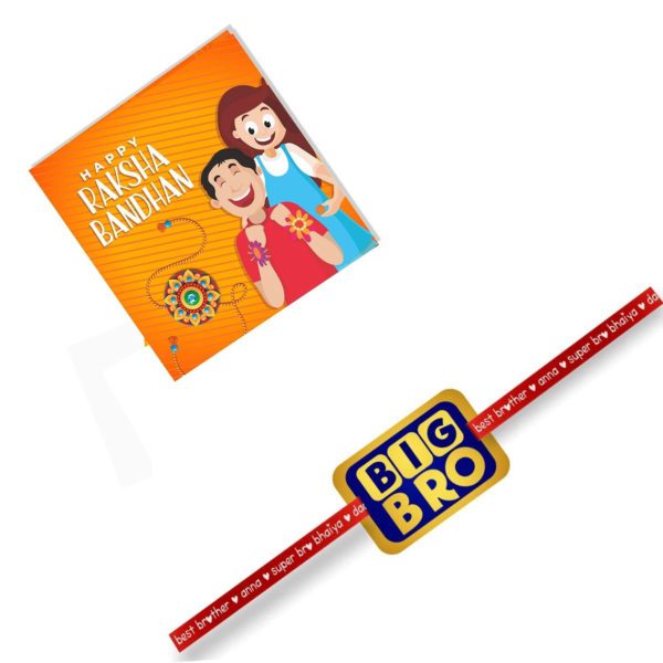 Rakhi for Brother Kids Printed Rakhi Bracelet Raksha Bandhan