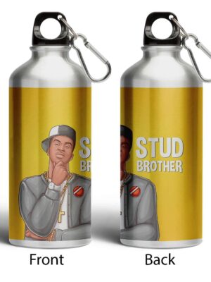 YaYa cafe Birthday Rakhi Gifts Combo Stud Brother Sipper Water Bottle 600ml - Set of 2