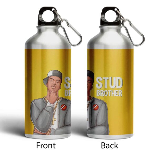 YaYa cafe Birthday Rakhi Gifts Combo Stud Brother Sipper Water Bottle 600ml - Set of 2