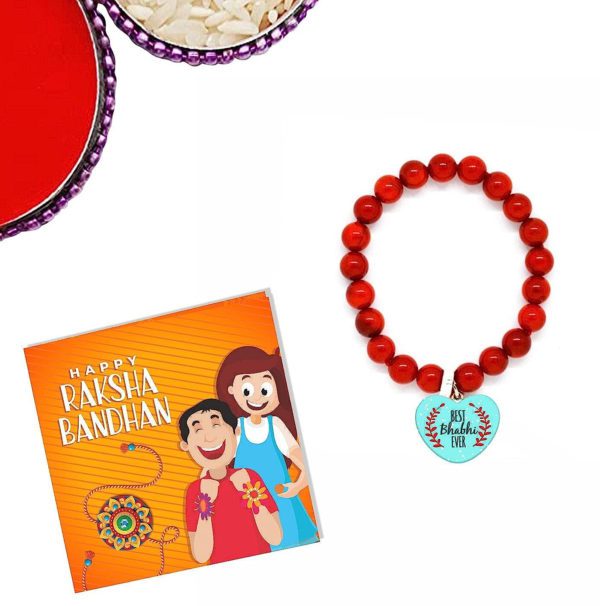 Dabang Bhabhi  Beads Rakhi Gifts for Sister in law