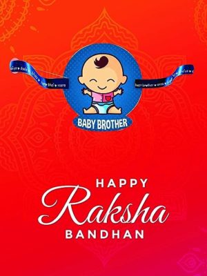 YaYa cafe� Rakhi for Brother Printed Rakhi with Roli-Tika Raksha Bandhan