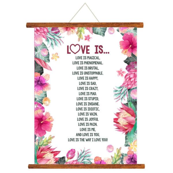 TheYaYaCafe Birthday Gifts Scroll 12 x 16 inches Greeting Card Love Gifts for Husband Wife Boyfriend Girlfriend - You Complete