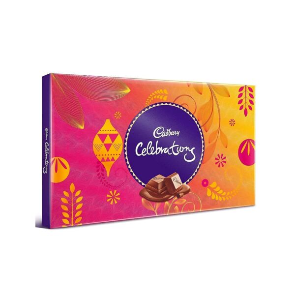 YaYa cafe Rakhi Combo for Brother - Cadbury Celebrations Assorted Chocolate Pack - 186.6g with Coolest Bro Printed Wirebound A5