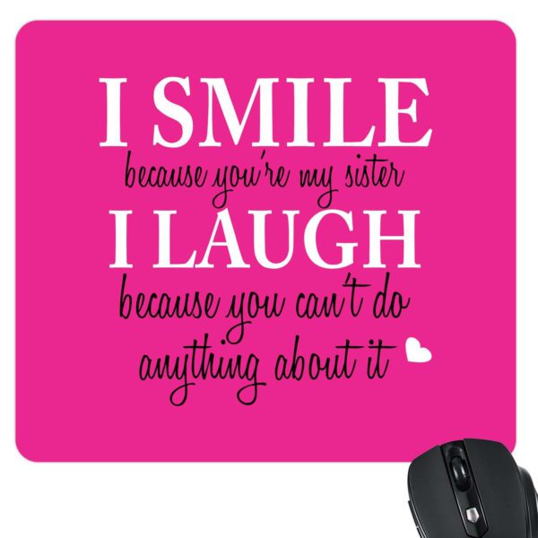 Rakhi Gifts for Sister Combo, Funny Teasing Magic Mug for Sister, Coaster, Mousepad Set of 3