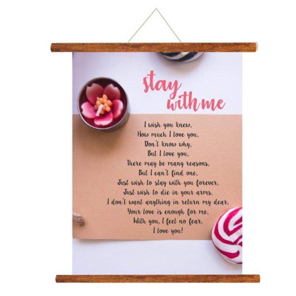 TheYaYaCafe Birthday Gifts Scroll 12 x 16 inches Greeting Card Love Gifts for Husband Wife Boyfriend Girlfriend - You Complete