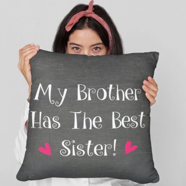 My Brother has The Best Sister Gift Hamper Set of 4 - Mug, Cushion Cover, Table Coaster & Mousepad