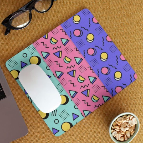 TheYaYaCafe Designer Scroll Pattern Printed Non Slip Rubber Base Gaming Gamer Mouse Pad (3mm) for Computer, Laptop, PC