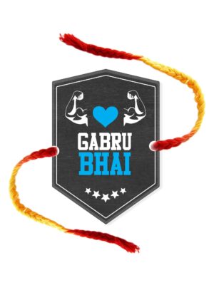 Gabru Bhai Kids Rakhi  For Brother