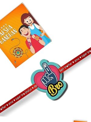 No.1 Bro Kids Rakhi For Brothers