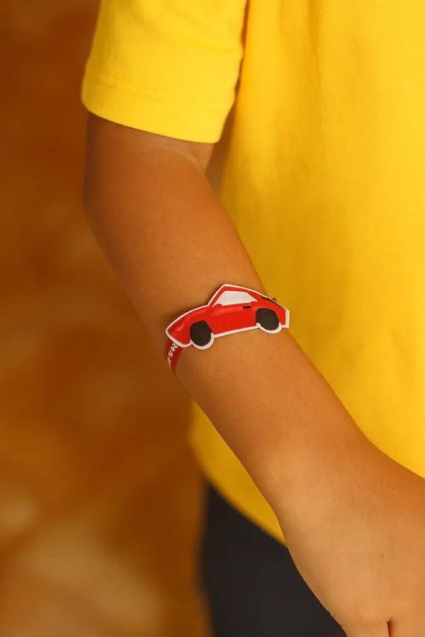 Red Car Kids  Rakhi for Little Brothers