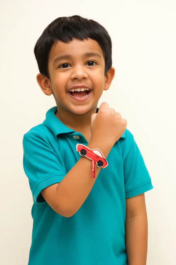 Red Car Kids  Rakhi for Little Brothers