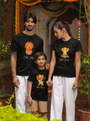 Lion Family Matching Family T-Shirts Set of 3