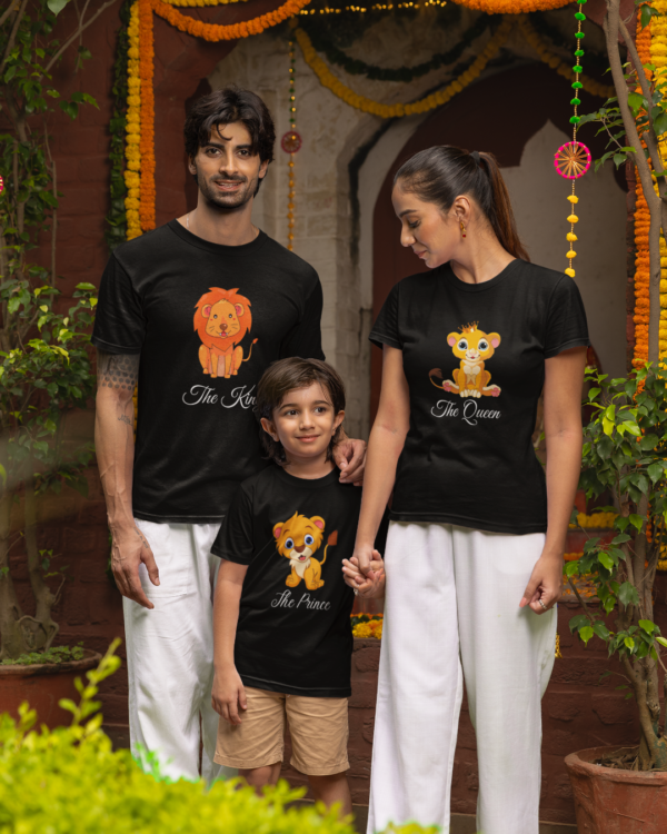 Lion Family Matching Family T-Shirts Set of 3