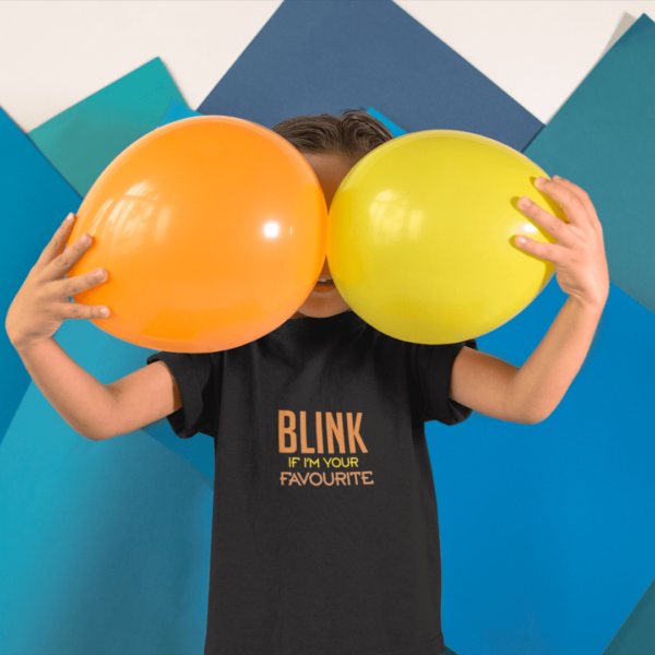 Blink If I'm Your Favourite Girl Printed Cotton T-shirt
