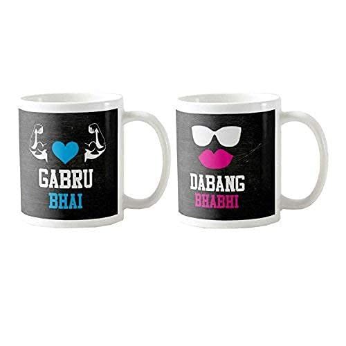 Gabru Bhai Dabang Bhabhi Coffee Mugs