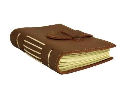 YaYa cafe Handmade Leather Pocket Journal Diary