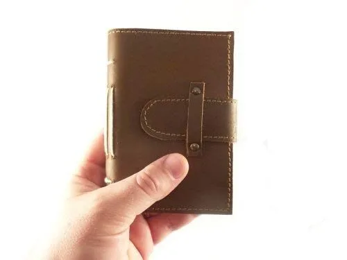 YaYa cafe Handmade Leather Pocket Journal Diary