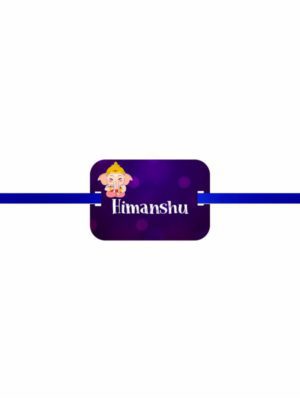 Personalized Name  Himanshu  Kids Rakhi