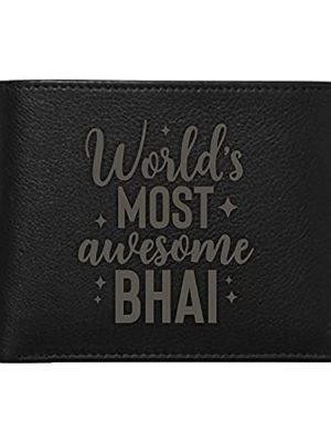 Worlds Most Awesome Bhai Leather Wallet