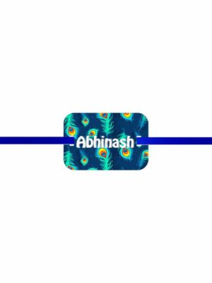 Personalized Name  Abhinash  Kids Rakhi