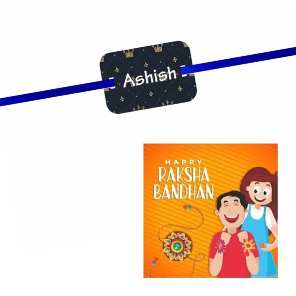Personalized Name  Abhinash  Kids Rakhi