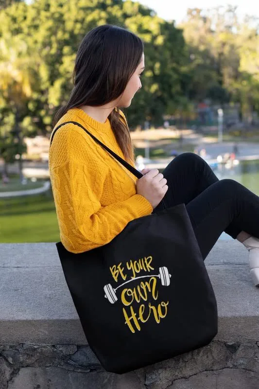 Be Your Own Hero Cotton Tote Bag
