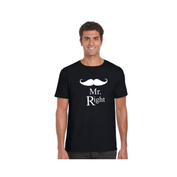 Mr Right Mrs Always Right T Shirts for Couple